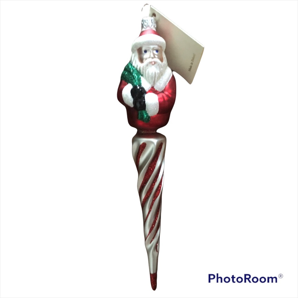 Patricia Breen Designs Spiraling Santa Ornament